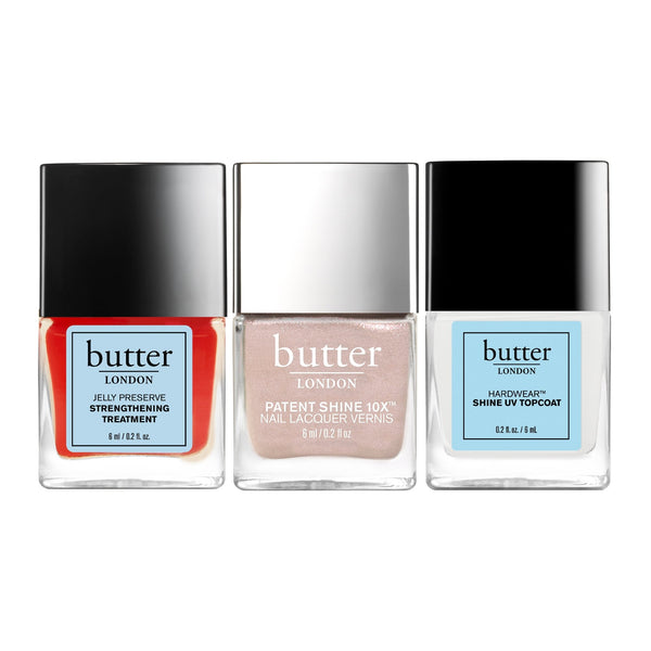 butter london Glazed donut nail polish trio