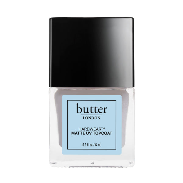 butter london Hardwear matte uv topcoat 0.2 fl oz
