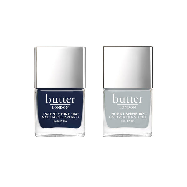 butter london Moody blues nail polish duo