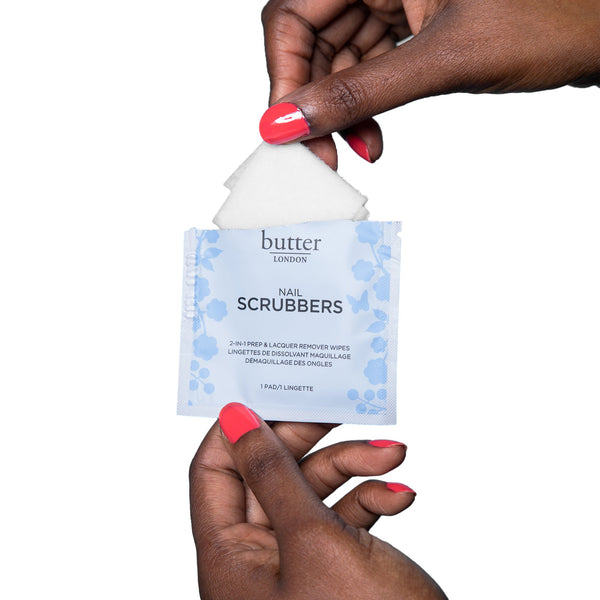 Butter London Nail Scrubbers™ 2-in-1 Wipes