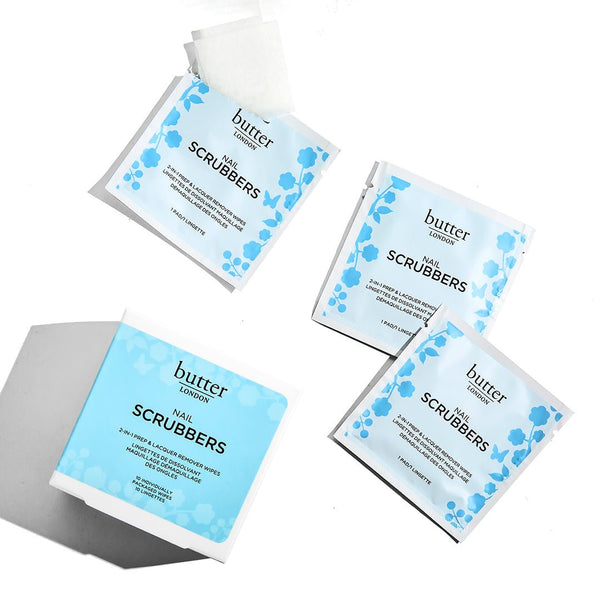 Butter London Nail Scrubbers™ 2-in-1 Wipes