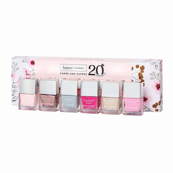 butter london Cakes & cuppas 6-piece nail lacquer set
