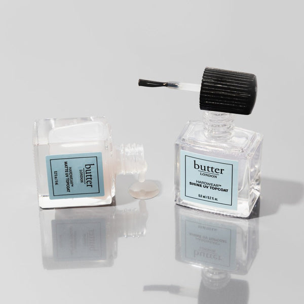 Butter London Hardwear Topper Duo 2-piece Uv Topcoat Set