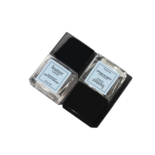 Butter London Hardwear Topper Duo 2-piece Uv Topcoat Set