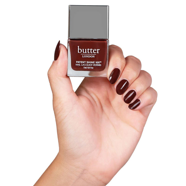 Butter London Patent Shine 10x Nail Lacquer - Boozy Chocolate 0.4 Fl Oz