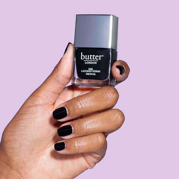 Butter London Patent Shine 10x Nail Lacquer - Union Jack Black 0.4 Fl Oz
