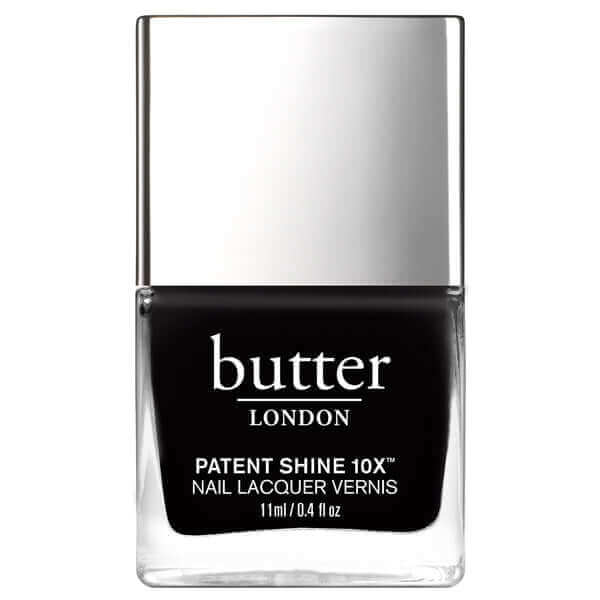 butter london Patent shine 10x nail lacquer - union jack black 0.4 fl oz