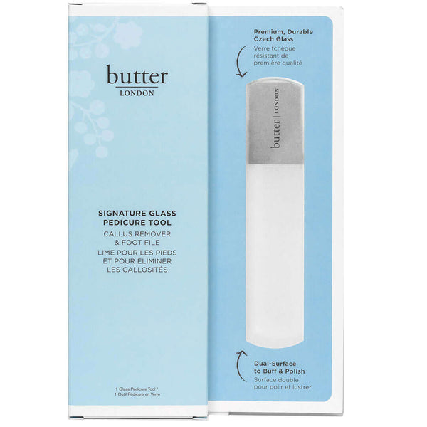 Butter London Signature Glass Pedicure Foot File & Callus Remover Tool