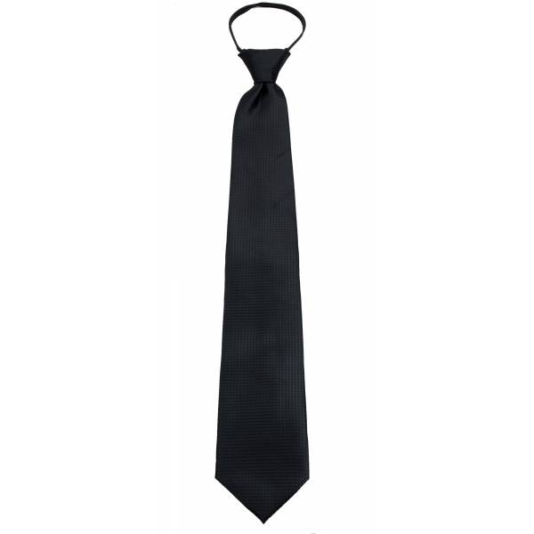 buy your ties Boys 14 inch Zipper Tie Style: B-ZIP-BLACKN