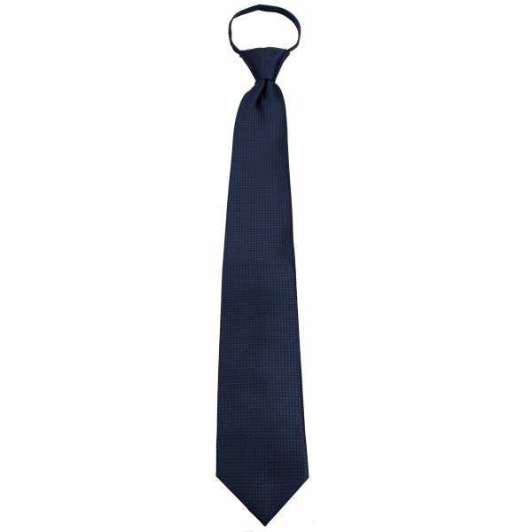 buy your ties Boys 14 inch Zipper Tie Style: B-ZIP-NAVYN