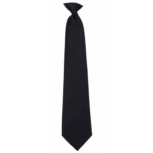 buy your ties Boys Black Clip on Tie Style: B-CLIPON-ADF-19
