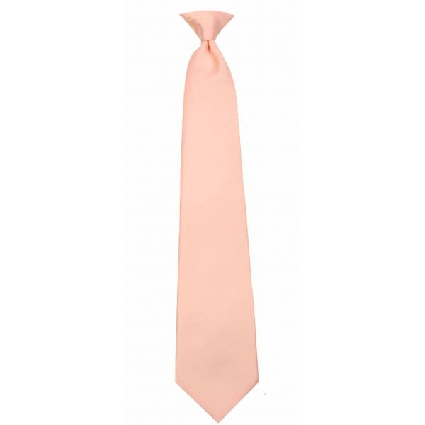 buy your ties Boys Peach Clip on Tie Style: B-CLIPON-ADF-28