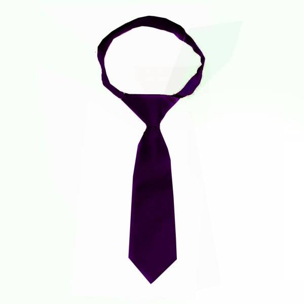 buy your ties Boys Velcro Tie Purple Style: B-VEL-ADF-43