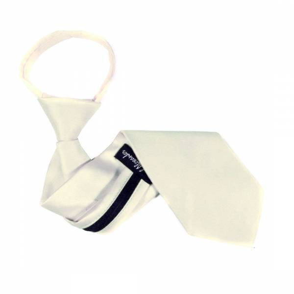 buy your ties Brown Solid Zipper Tie Style: ZIP-ADF-14