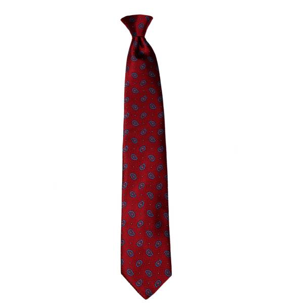buy your ties Burgundy Paisley Clip On Tie Style: CLIPON-127