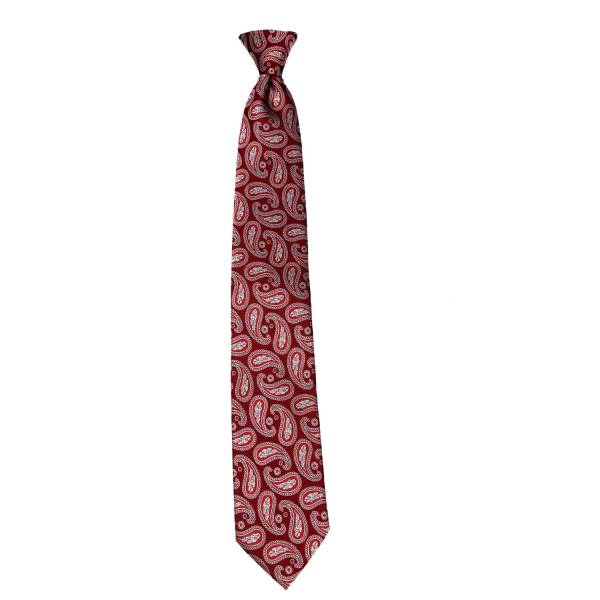 buy your ties Burgundy Paisley Clip On Tie Style: CLIPON-129