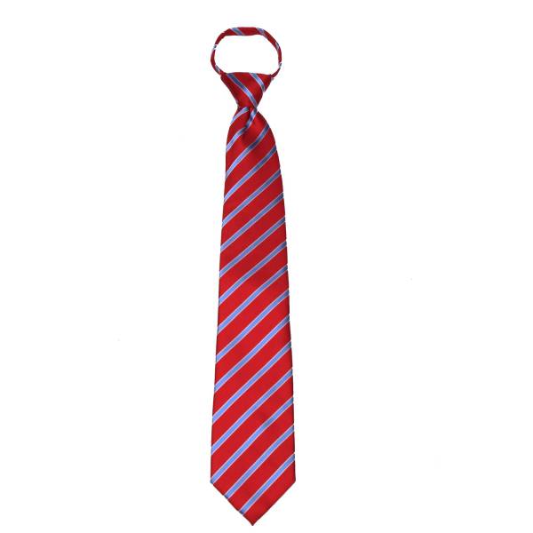 buy your ties Burgundy Stripe Men's Zipper Tie Style: ZIP-12810