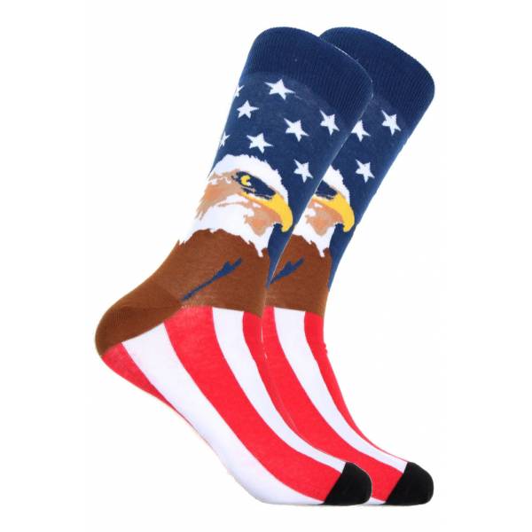 buy your ties Bald Eagle & Flag Sock Style: SOCKZ-64
