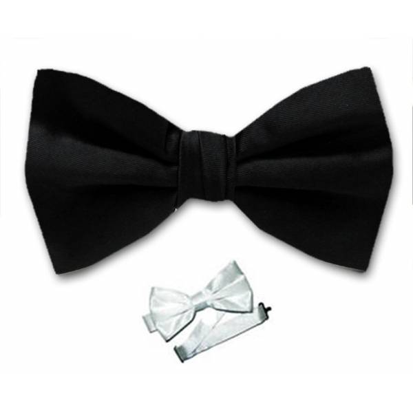 buy your ties Black Pre Tied Bow Tie Style: S-1-PBT
