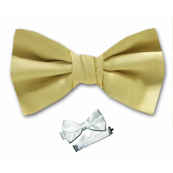 buy your ties Cream Pre Tied Bow Tie Style: S-7-PBT