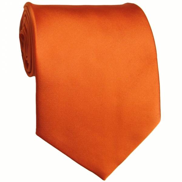buy your ties Orange Solid Tie Style: S-17-TIE