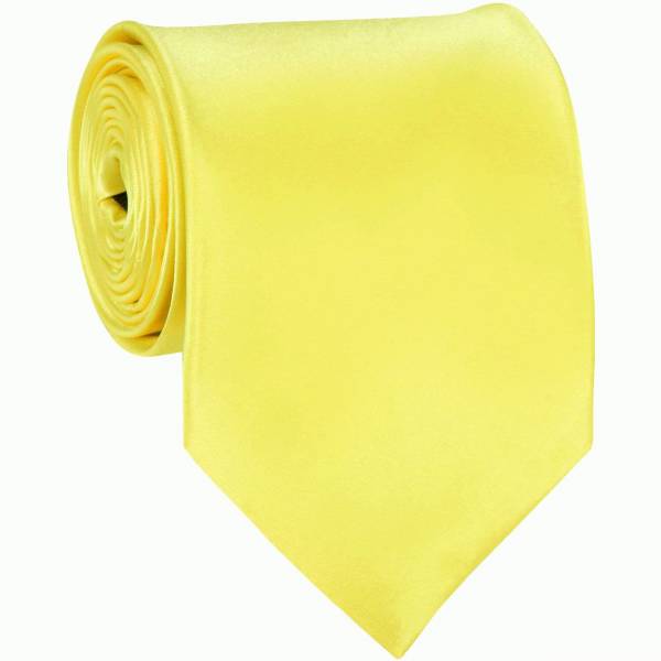 buy your ties Solid Mens Tie Yellow Style: ADF-9