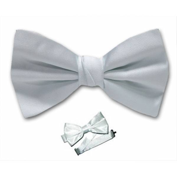 buy your ties White Pre Tied Bow Tie Style: S-2-PBT