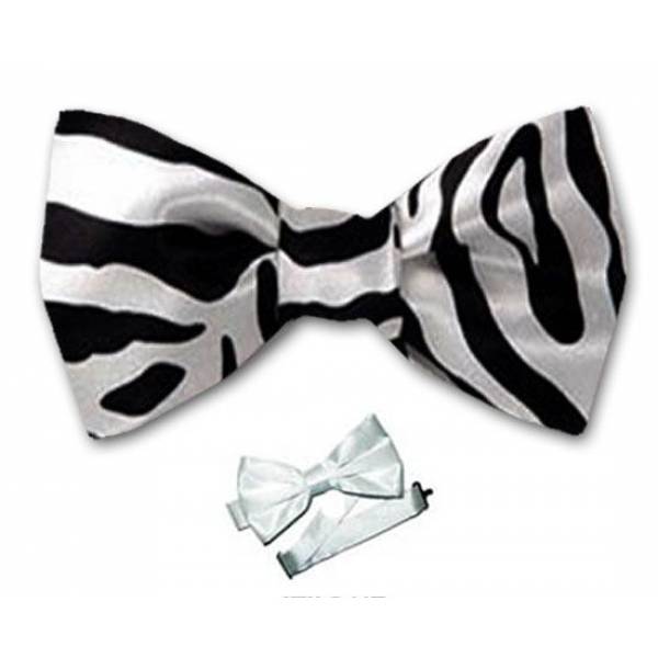 buy your ties Zebra Print Bow Tie Style: PBT-ZEBRA