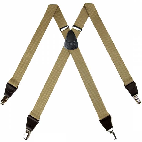 buy your ties Check Suspenders 1.50 inch Made in U.S.A Style: SUS-114-CBEI