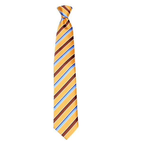 buy your ties Gold Stripe Clip On Tie Style: CLIPON-124