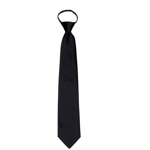 buy your ties Gray Dot Men's Zipper Tie Style: ZIP-12818