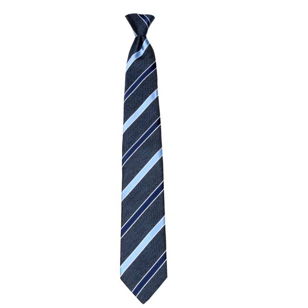 buy your ties Gray Stripe Clip On Tie Style: CLIPON-133