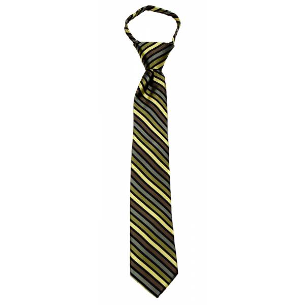 buy your ties Green Boys 14 inch Zipper Tie Style: B-ZIP-12031