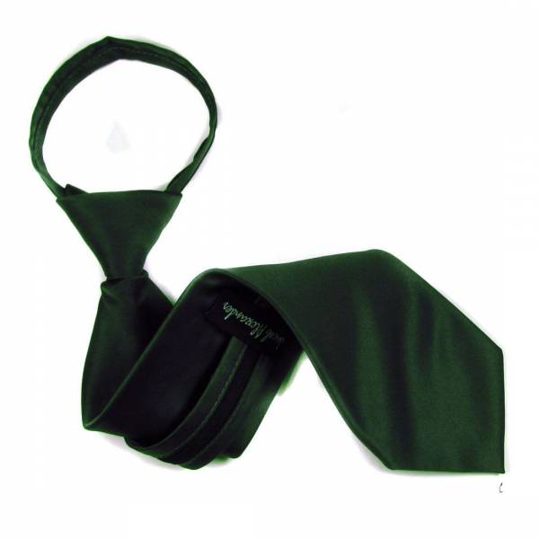 buy your ties Green Solid Zipper Tie Style: ZIP-ADF-17