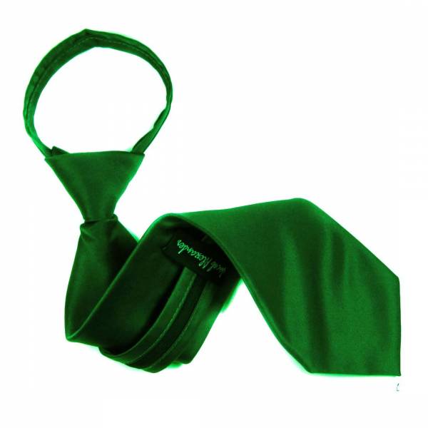 buy your ties Green Solid Zipper Tie Style: ZIP-ADF-2