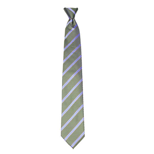 buy your ties Green Stripe Clip On Tie Style: CLIPON-120