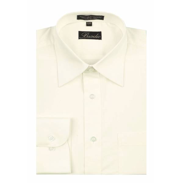 buy your ties Mens Shirt Off White - Light Ivory Style: BAS-OFFWTE