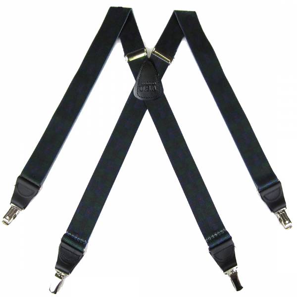 buy your ties Plaid Suspenders 1.50 inch Made in U.S.A Style: SUS-105-PHUN