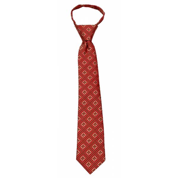 buy your ties Red Boys 14 inch Zipper Tie Style: B-ZIP-12043