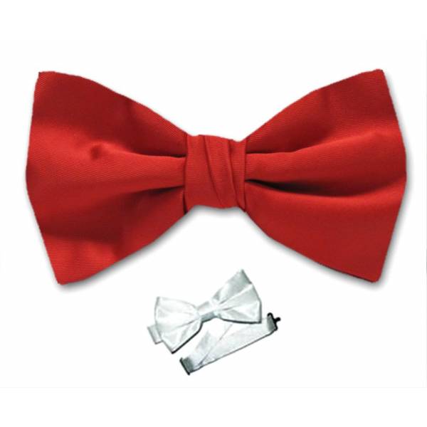 buy your ties Red Pre Tied Bow Tie Microfiber Style: S-15-PBT