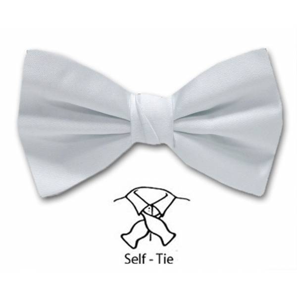 buy your ties Self Tie Bow Tie White Style: FBT-ADF-4