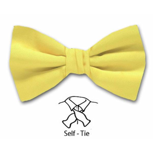 buy your ties Self Tie Bow Tie Yellow Style: FBT-ADF-9