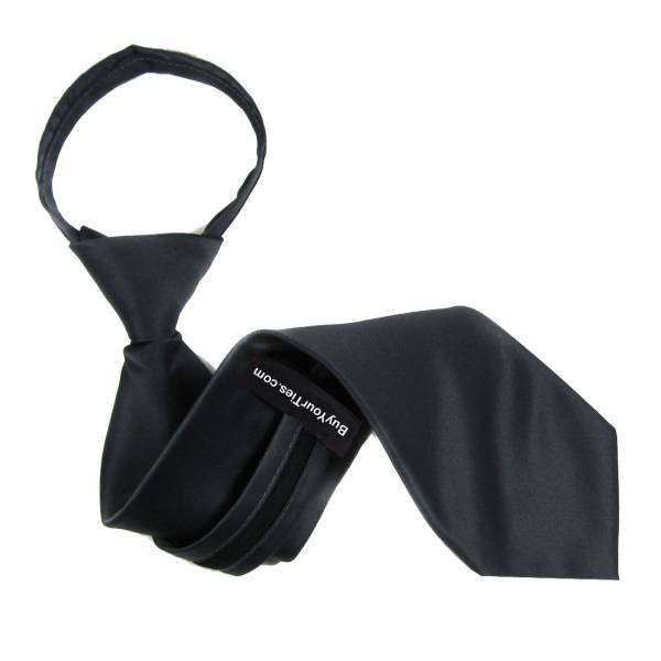 buy your ties Solid Extra Long Zipper Tie Style: XL-ZIP-ADF-29