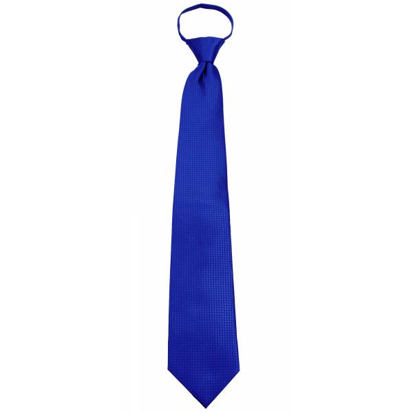 buy your ties Solid Extra Long Zipper Tie Style: XL-ZIP-ROYALN