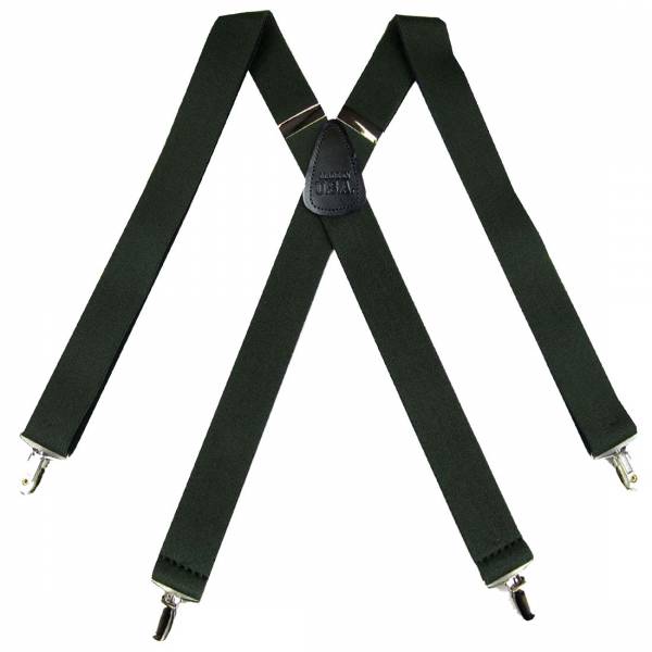 buy your ties Solid Suspenders 1.50 inch Made in U.S.A Style: SUS-65-OLIV