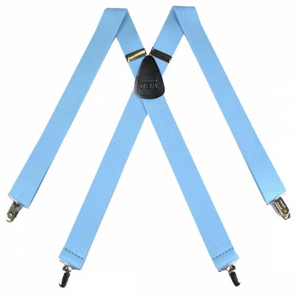 buy your ties Solid Suspenders 1.50 inch Made in U.S.A Style: SUS-66-POWD