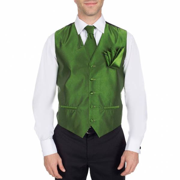 buy your ties Solid Vest Tie & Hanky Style: VTH-ADF-47