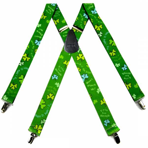 buy your ties St. Pats Suspenders 1.50 inch Wide Style: SUS-392-SP1