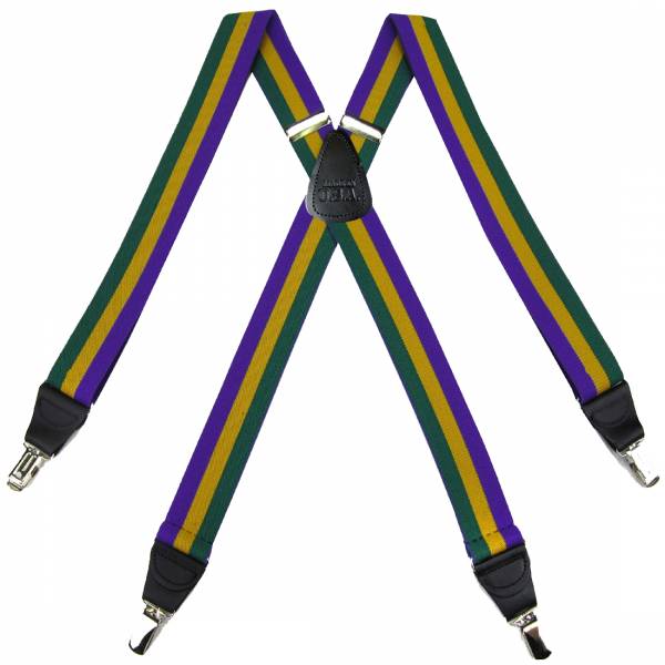 buy your ties Striped Suspenders 1.50 inch Made in U.S.A Style: SUS-204-MARD