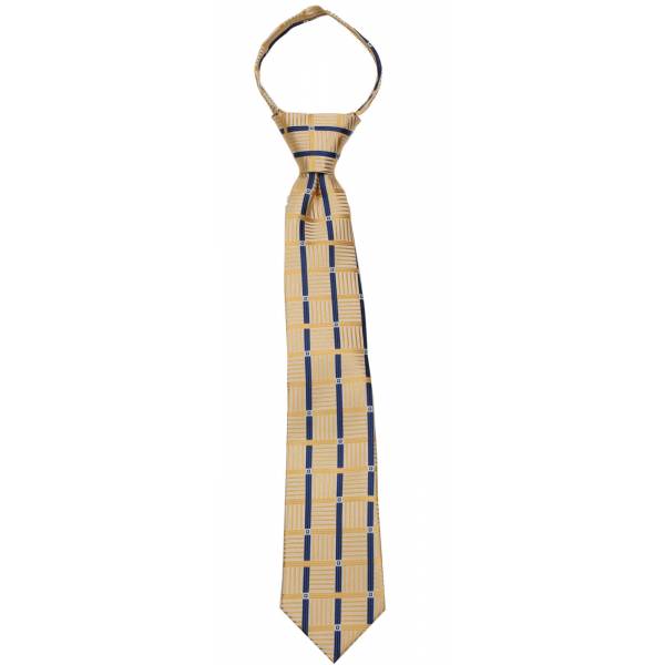 buy your ties Yellow Boys 14 inch Zipper Tie Style: B-ZIP-12049